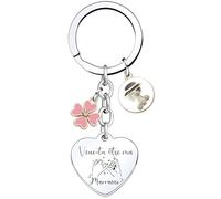 Lumengqi Porte-clés Marraine d'Anniversaire - Cadeau Fête des Mères «Veux-tu être Ma Marraine d'Amour Pour Toute La Vie» - Noël (8)