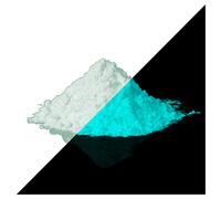 LUMENTICS Superpremium Poudre Lumineuse Vert Bleu 40 g - Coloré, Phosphorescent, Fluorescent. Pigments UV pour bricolage, résine, peinture, époxy