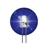 Lumetheus LED Diodes électroluminescentes 5mm couleur Bleu Ultra-lumineux 20.000 mcd 100 pièces 2-3V 2 Pin LEDs Ampoule Diode à souder