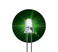 Lumetheus LED Diodes électroluminescentes 5mm couleur Vert Ultra-lumineux 50.000 mcd 50 pièces 2-3V 2 Pin LEDs Ampoule Diode à souder