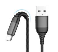 LumFocus Câble iPhone, 2M Cable Chargeur iphone Certifié MFi Nylon Tressé Fil,Cable iphone Lightning, Cable iPhone USB Charge Rapide Cordon pour iPhone 14 13 12 11 Pro Max Mini XS XR X 8 7 6 6s SE
