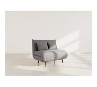 Bestmobilier Lumi - Banquette Convertible clic-clac 1 Place en Velours côtelé