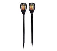 Lot de 2 mini torches solaires Maity Sun - LUMI JARDIN - LED - H 70 cm - Blanc chaud