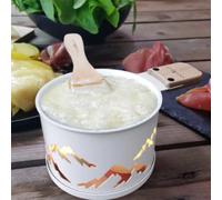 LUMI Raclette à la bougie individuelle Cookut- les 2 Série Limitée Montagnes Blanches