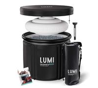 LUMI Therapy Ice Bath Pod MAX 420L | 5 couches thermiques, couvercle OVNI, sac étanche | Bien-être mental et récupération | Thérapie à l'eau froide, renforcement immunitaire