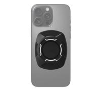 Lumi Zenva Adaptateur Universel Compatible pour Quad Lock Autocollant Support Fixation Rapide pour Smartphone Moto Vélo Voiture et Accessoires Résistant et Sécurisé pour Coque Quad Lock Noir (Noir)