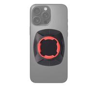 Lumi Zenva Adaptateur Universel Compatible pour Quad Lock Autocollant Support Fixation Rapide pour Smartphone Moto Vélo Voiture et Accessoires Résistant et Sécurisé pour Coque Quad Lock Rouge (Rouge)