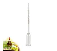 Lumi Zenva Vinomètre en Verre 0-25%, Alcoomètre De Précision pour Vin Et Bière, Hydromètre Solide pour Mesure D’Alcool, Densimètre Vinicole pour Vinification Maison Et Bière Artisanale