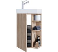 Lumia meuble sous lavabo Sonoma chêneReproduction.