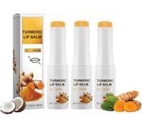 Lumibalm éclaircissant Pour Les Lèvres Foncées, Baume à Lèvres Au Curcuma, Lumibalm Traitement De Restauration Au Curcuma, Crème éclaircissante Pour Les Lèvres Roses Pour Hydrater Les Lèvres,5 g (3PC)