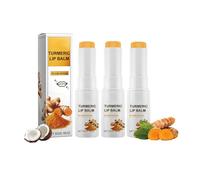 Lumibalm éClaircissant Pour Les Lèvres Foncées, Baume à Lèvres Au Curcuma, Traitement De Restauration Au Curcuma,Crème éClaircissante Pour Les Lèvres Roses Pour Adoucir Et Hydrater Les Lèvres (3PCS)