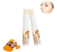 Lumibalm pour les poches sous les yeux, Lumistick Sérum pour les yeux, Stick crème contour des yeux au curcuma et au rétinol, Crème contour des yeux au curcuma pour les poches et les yeux (2pcs)