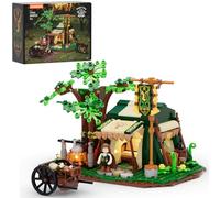Lumibricks Ensemble de briques de construction médiévales Ranger-Camp - 500 pièces - Collection modulaire du Moyen Âge avec figurines pour décoration d'intérieur - Superbe idée cadeau pour garçons et
