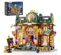 Lumibricks Ensemble de briques LED Bibliothèque Faille Temporelle - 3187 pièces Modèle fantasy Steampunk avec construction rapide et éléments mobiles, idéal pour adultes et adolescents