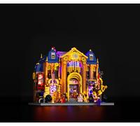 Lumibricks FUNWHOLE Steampunk Time Opernhaus Kit de construction avec lumière LED - Plus de 1900 blocs de serrage Atelier urbain interactif avec grue, avion et robot, mécanique mobile, style vapeur