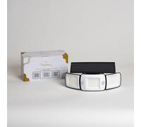 Lumic SolarGlow - Marque Française - Lampe Solaire Extérieur à Détecteurs de Mouvements - 1200 Lumens - IP65 - Installation Simple - Angle de Détection à 180° - 3 Modes D'Éclairage (Lot de 1)