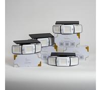 Lumic SolarGlow - Marque Française - Lampe Solaire Extérieur à Détecteurs de Mouvements - 1200 Lumens - IP65 - Installation Simple - Angle de Détection à 180° - 3 Modes D'Éclairage (4)