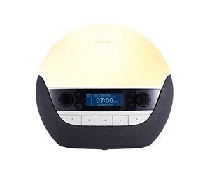 Lumie Bodyclock Luxe 700 Réveil lumineux avec audio Bluetooth et lampe de chevet avec peu de lumière bleue