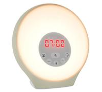 Lumie Sunrise Alarm - Simulateur d’Aube et de Crépuscule, Réveil avec Mélodies, Éclairage d'Ambiance