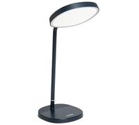 Lumie Tâche | Lampe de bureau LED hautement réglable pour le bleu hivernal, éclairage cristallin, confort visuel maximal, humeur et énergie améliorées | Bleu anthracite