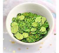 Lumière, 200 paillettes de 10 mm à sequins for la décoration mariage, bijoux et accessoires vestimentaires(Light Green)