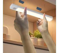 Lumière à détecteur de mouvement LED rechargeable par USB - Éclairage rechargeable pour camping-car, veilleuse blanc chaud, convient pour la cuisine, le placard, le couloir, les escaliers, la chambre,