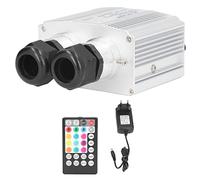 Lumière à Fibre Optique 16 W RGBW, Contrôle par Application pour Smartphone, Couleur Dynamique, Plusieurs Modes D'éclairage, Commande Vocale pour la Décoration de la Maison