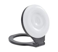 Lumière à selfie - Lumière magnétique rechargeable pour selfie | Angle réglable - Anneau lumineux LED portable pour photos, appels vidéo et voyages