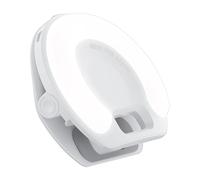 Lumière à selfie pour téléphone portable, lumière LED de remplissage avec clip réglable et luminosité réglable | LED pour selfies rechargeable | pour voyages extérieurs, podcast, photographie