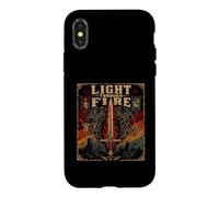 Lumière à Travers Le feu, Armure chrétienne de la Foi de Coque pour iPhone X/XS
