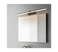 Lumière Au-Dessus de Miroir de Salle Den Miroir de Salle Den Lampe Créative Simple Miroir Noir Lumière Avant Moderne Mural Chambre À Coucher Armoire/White Light/80Cm