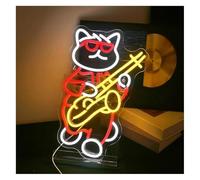 lumière au néon Pour le chat de Pour jazz pour panneau lumineux au néon pour USB LED à intensité variable pour