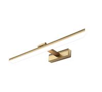 Lumière Avant Miroir A Mené Armoire Salle Den Salle Den Punch Gratuit Nordic Mirror Cabinet Dressing Toilet Mirror Light/Gold-Warm Light/80