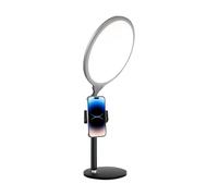 Lumière circulaire pour bureau, LED réglable avec support pour téléphone | Lumineux sur pied pour selfies, réunions, streaming, vidéoconférence, podcast, vlog et maquillage
