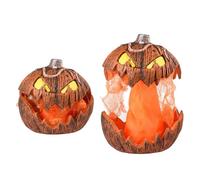 Lumière Citrouille Halloween - Décoration de Bureau Lanterne Citrouille, Avec Télécommande et Minuterie Corde Alimentée par Batterie Extérieur | Éclairage de citrouille pour la décoration de fête
