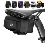 Lumiere & Co. Borsa da Sella per Bici, Borsa da Sella per Bicicletta, Borsa da Sella per Ciclismo, Borsa da Sella per Mountain Bike, Borsa da Sella per Bici da Strada… (Black)