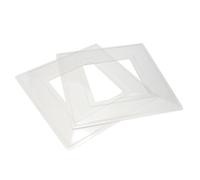 Lumière Commutateur Surround Doigt Plaque Transparent Translucide [2 paquet de] [1 Pack]