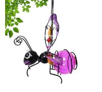 Lumière d'abeille solaire - Lumières solaires d'extérieur | Lumières de champignon fissurées imperméables | Cadeaux décoratifs de colibris imperméables pour femmes maman grand-mère suspendue aux
