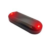 Lumière d'alarme de voiture factice | Fausses alarmes de voiture clignotantes à LED contre le vol d'énergie solaire - Antivol universel de sécurité de voiture, dispositif antivol étanche pour la sécur