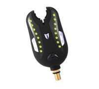 Lumière d'alarme pour canne à pêche, alarme électronique de morsure de poisson - Alerte de morsure de canne à pêche - Alarme de pôle de capteur haute sensibilité, alerte électronique lumineuse pour un