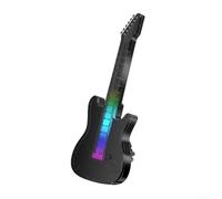 Lumière d'ambiance de voiture multicolore et aromathérapie pour sortie d'air, effets de rythme musical ([Gu Long] noir)
