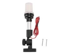 Lumière d'ancrage omnidirectionnelle IP67 Lumière arrière de bateau étanche Lumière de navigation marine pliable à LED pour pontons et bateaux bas 12-24 V (9 pouces)