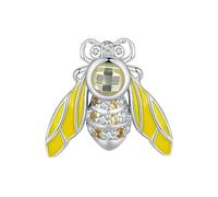 Lumière Dans L'Obscurité Firefly Charms 925 En Argent Sterling Dragonfly Crystal Flower Beads Fit Bracelet Bricolage Pendentif Collier
