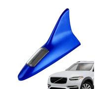 Lumière d'antenne d'aileron de requin, lumière solaire d'aileron de requin | Antenne de à énergie solaire,Feu arrière d'avertissement LED élégant, éclairage de toit automatique avec a