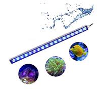 Lumière d'aquarium, 54W Led Aquarium Light Reef Light 55cm Longueur Coral Light Conçu Rapport de Couleur for Poisson Coral Reef Tank(Blauw)