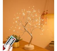 Lumière D'arbre pour la Décoration de la Chambre, Lampes Esthétiques pour le Salon, Veilleuse Mignonne pour la Décoration de la Maison, Bonnes Idées de Cadeaux, Mariages, Noël (Argent)