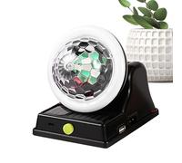 Lumière d'atmosphère Solaire - décoration intérieure LED Lampe colorée | Économie d'énergie de lumière Lunaire décorative | Éclairage Disco pour Le Patio de Jardin de Jardin, Usage indor extérieur
