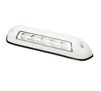 Lumière D'auvent de Porche à LED pour Camping-car, Barre Lumineuse étanche de 20,3 Cm, DC 12 V 24 V RV 30 LED avec Lentille Transparente pour Caravane Marine, Camping-car,