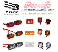 Lumière d'avertissement LED pour voiture RC 1/10 1/14, lumière profilée pour Traxxas Trx4 D90 D110 Rc4wd Scx10 90046 TAMIYA 90053 Yikong Rgt, pièces axiales 5103 Red