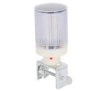 Lumière D'avertissement Stroboscopique Solaire, Lampe D'avertissement Solaire à LED avec Alarme Clignotante Rouge Bleu, Lampes de Balise Lumineuse Stroboscopique à Panneau